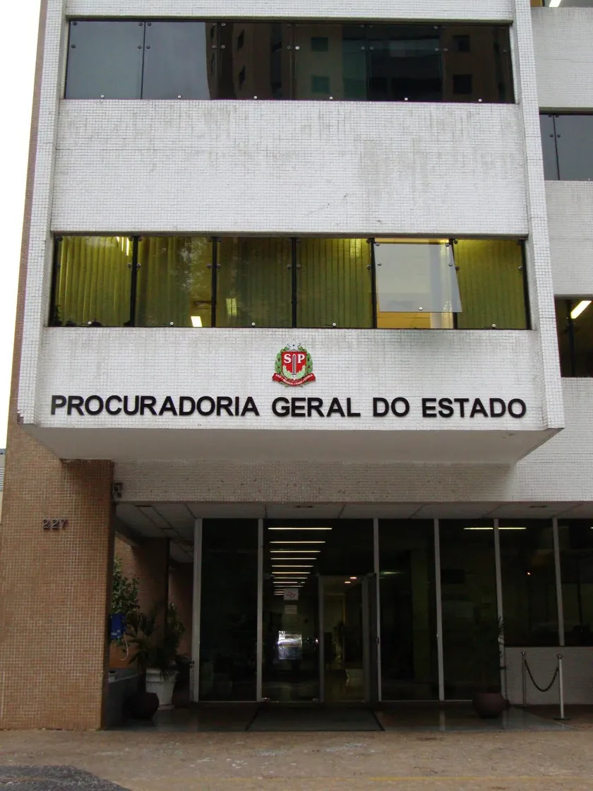 Fachada da Procuradoria Geral do Estado de São Paulo